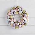 Lights4fun Pastel Egg Easter Wreath Spring Tabletop Centerpiece ...