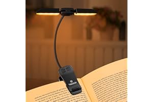 Vekkia Luz de Libro,Luz Lectura con 14 LEDs 3 Modos (Cálido/Blanco/Mixto),Lampara de Lectura para Leer Libros en La Cama, Perfecto para Lectores Noche,Estudio,Libro,Viaje