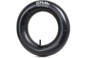 PaoWin 1-PC 3.50/3.25/3.00-8 Chambre à air 3.50-8 3.00-8 3.25-8 Chambre à air de Trolley compatible avec Chambre à air de Brouette Chariot, Remorque, Tondeuse 3.50x8 3.00x8 | TR13 Valve