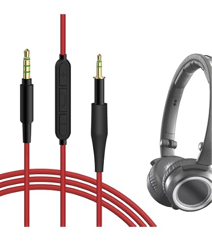 Cavo Audio Di Ricambio Per Cuffie AKG K450, K430, K480, K451, K452, Q460 - Con Microfono