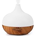 TRIXES Essential Oil Diffuser, 300ML Capacity, Ultrasonic Aromatherapy Diffuser with Auto Shut Off, 4 Timing Set, 14 Colour Modes For Relaxation and Meditation – Decorative Gifts for the Home