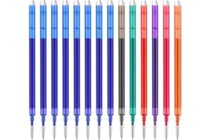 ENIYOU Recambios Borrable 0,7 Compatible con Pilot Frixion 14 Unidades Recambio 07 Borrable Azul Compatible con Pilot Frixion Tinta Termosensible Recambio Reemplazable 8 Azul 6 Colores