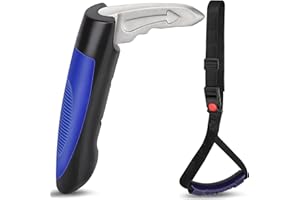 ‎MILIFOX Milifox Ausstiegshilfe Auto, Einstiegshilfe Auto Senioren, Mobilitätshilfe Haltegriff Griphelfer Aufstehhilfe für ältere Menschen Behinderten mit Gurt, 2er Pack(Blau)