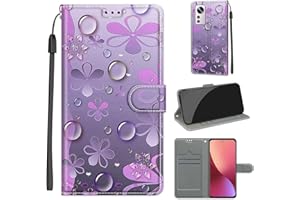 SIENIANLINE Funda para Xiaomi 12 / Xiaomi 12X, Funda Libro Xiaomi 12 / Xiaomi 12X, Premium Cuero Flip Folio Carcasa Case para Xiaomi 12 / Xiaomi 12X