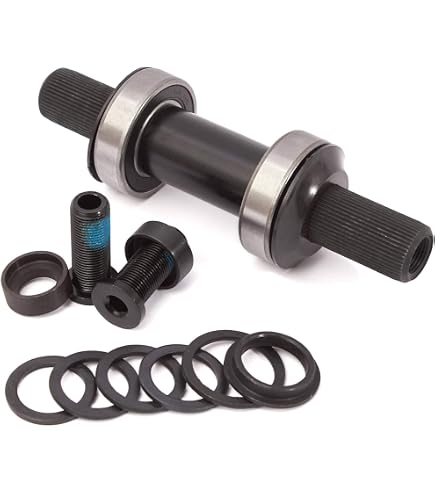 Pédalier BMX KHE US BB Kit Complet - Roulements Trempés, Acier HiTen