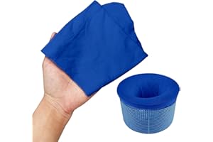 UTEFIF 10pcs Schwimmbad Skimmer Socken,Skimmerkorb Netz,Skimmer Filter Netz,für Pool Skimmer Korb Schwimmbad Filter Schlacken,Oberflächenskimmer Entfernt Schlacken BlätterBlätter Öl
