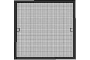 Schellenberg 70081 Insektenschutz Fenster Telescope, Aluminium-Rahmen ohne Bohren und Sägen zu Montieren, Individuelle Größe durch Herausziehen, 140 x 150 cm, Anthrazit