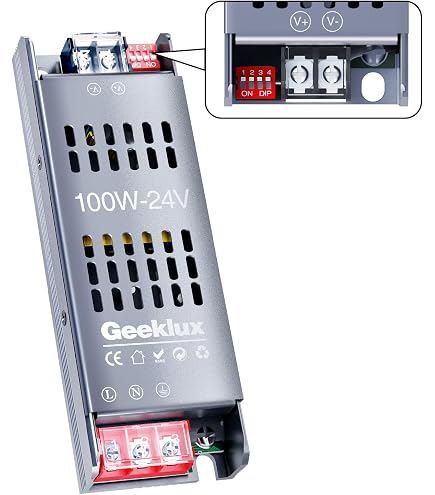Alimentatore Switching Meanwell 24V 350W, 180-264 VAC In Ingresso, Struttura Chiusa, Per Applicazioni Industriali