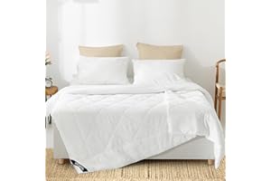 Dreamzie Piumino Estivo Letto Singolo - Piumone Leggero 140x200 cm, Trapunta Sottile 140 x 200 in Microfibra Sintetica