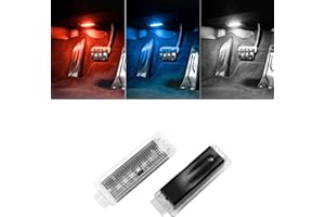 YUMZECO TTCR-II Compatibile con Luci Vano Piedi Auto B_MW 1' F20, 2' F22, 3' F30, 4' F32, 5' F10, 7' F01, X1 F48, X3 F25, X4 F26,Luce vano Piedi Kit Luci Atmosfera Vano Piedi per Auto Luci LED Auto Vano Piedi