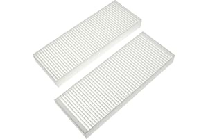 vhbw set di filtri compatibile con Zehnder Paul Novus 300, 450 sistema di ventilazione - Filtri dell'aria G4 / F7 (2 pezzi), 48 x 18 x 10 cm, bianco