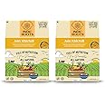 Indic Roots Jain Khichdi | Instant Ready to Eat Full Meal |No Preservatives, All Natural, Packed Food with no Onion Garlic |Gluten Free MRE Food - 55 gm (Pack of 2)