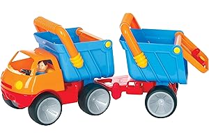 Gowi - 560-90 - Toy al risveglio - Camion - Trailer con Manico