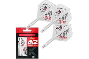TARGET DARTS Target Japan Player Edition K Flex Flights et Système de Tiges | Pack de 3 Kflex All in One Flights, Player Edition Accessoires pour Fléchettes | Tige de Fléchette K-Flex Court/Intermédiaire/Moyen