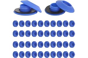 BONGSHAKALAKA 40 Unidades 28 x 28 x 12 Mm Juego De Ojales De Plástico Azul Ojales De Cierre Automático Ojales Redondos para Lona Ojales Redondos De Plástico con Ojales De Aire para Piscina