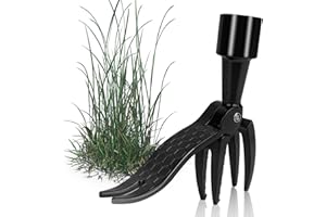 OFFCUP Estrattore di Erbacce Staccabile, Estirpatore Erbacce Manuale, Estrattore per Erbacce, Materiale in Lega di Alluminio, Strumento per La Rimozione delle Radici di Erbacce per Giardino