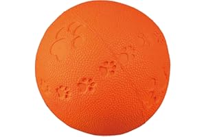 Trixie 34863 - Palla giocattolo per cani, In Gomma Naturale, Colori assortiti, Diametro 9 cm