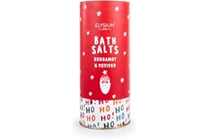 Elysium Spa Bath Salts | Christmas Gifts for Womens | Stocking Fillers (Santa - Bergamot & Vetiver, 600g)