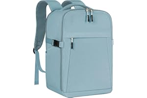 HAYAYU Mochila Viaje Cabina Avion 40x20x25, Mochila De Viaje para Ryanair 20L Mochila Viaje Cabina Bolsa De Viaje Hombre Mujer, Maletas De Viaje Cabina Mochila Portatil 14 Pulgadas con Puerto USB para Viaje