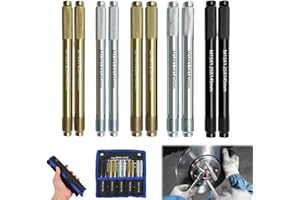 AYYDS 8/10 PCS Radmontagehilfe Edelstahl Reifen Montagehilfe Autoreifen Fixierbolzen Satz Radmontagewerkzeug M14 x1.5, M14x1.25, M12x1.5, M12x1.25 (10 Stück)