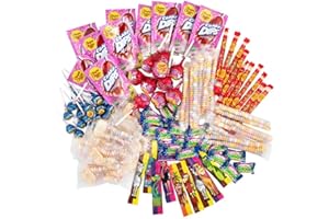 ‎CHUPA CHUPS Chupa Chups Teenager Süßigkeiten Mix, 100-teilig mit Lollis, Kaugummis und Bonbons von Center Shock und Chupa Chups, geeignet für Geburtstag und Weihnachten, 1000g