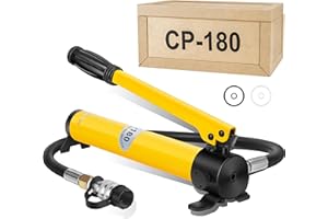NEWTRY CP-180 Hydraulic Pump Hand Operated Pump Hydraulic Hand Pump Manual Pump for Connecting Crimping Head Cable Cutter