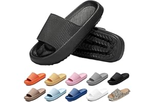 Merdoo Super Suaves Chanclas Nube Antideslizantes Zapatillas De Baño Cloudyzz Plataforma Zapatillas De Casa De Goma Spa Pillow Slides Limpieza Fácil Zapatillas Playa Slippers Unisex 36-47EU