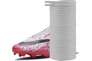 UamGlsob Lacci per scarpe da calcio Nike Mercurial, 4 mm, piatti e sottili, corde di ricambio per scarpe da calcio sneaker