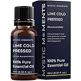 Mystic Moments | Olio essenziale pressato a freddo da lime 10 ml - olio puro e naturale per diffusori, aromaterapia e massagg