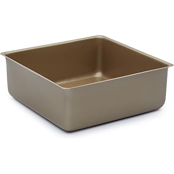 Dulynva Quadratische Backform Mit Abnehmbarem Boden - Antihaft-Backblech Für Kuchen & Brownies