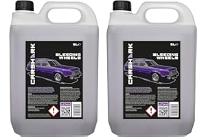 CARSHARK Bleeding Wheels 2 x 5 litre Wheel Cleaner, Removes Iron and Airborne Contaminants