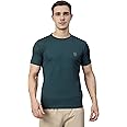 CHKOKKO Men's Solid Regular Fit Sports T-Shirt