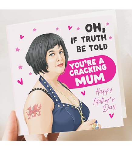 Biglietto di auguri per la festa della mamma, con scritta in lingua inglese Love Mum