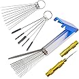 Carb Carburetor Cleaner, Aluminum Box (Containing 13 Needles), 1 Scraper,5pcs Nylon Brush, 10pcs Steel Needle, Cleaning Tool for Motorcycle And Car Engines