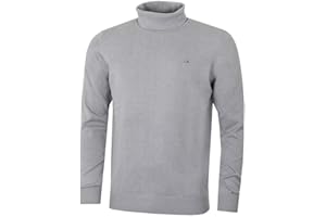 Calvin Klein Hommes CK col roulé en Tricot Rib Chaud Pull Durable