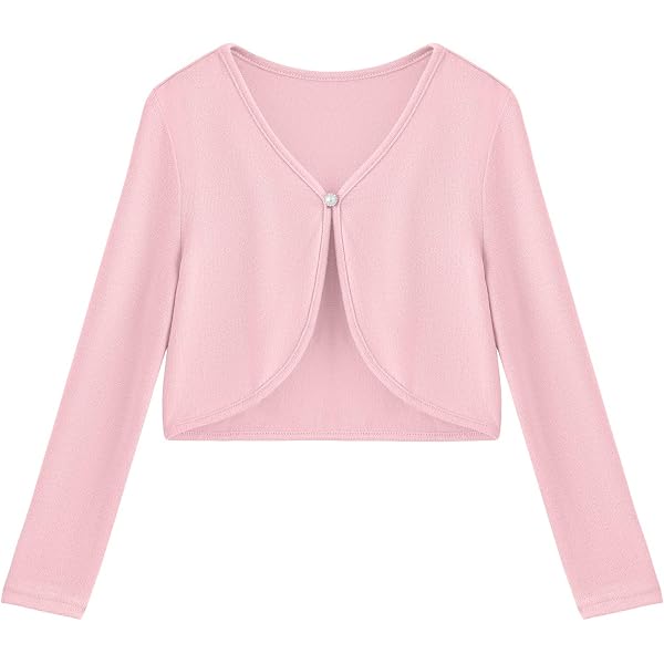 Baby Mädchen Langarm Bolero Festliche Taufjacke | Festliche Mädchen