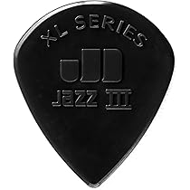 Jim Dunlop 47PXLS Jazz III XL Stiffo Guitar Picks, 6-Pack : Amazon