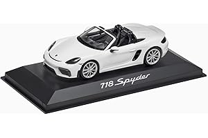 TEILECOM Porsche 718 Spyder 982 carraraweißmetallic, schwarz, 1:43