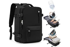 SZLX Mochila al Vacío con Bomba Equipaje de Mano 40x30x20 Ryanair Vueling Wizzair Mochila Viaje Cabina Avion 40x20x25 Mujer Bolsas de Viaje 45x36x20 Easyjet Maleta Portatil 14 pulgadas Hombre con USB