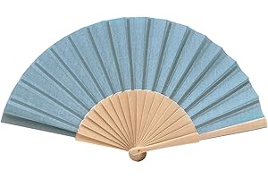 Colours & Beauty Jeans Frauenfächer aus Holz | Hochzeitsfächer | Hochzeitsfan | Hochzeitsgeschenke | Personalisierte Hochzeitsfächer | Japanische Fächer | Zeremoniefächer