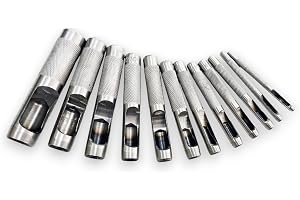 Toolzone PN104, hålstansning, 3–19 mm diameter, svart, set om 12