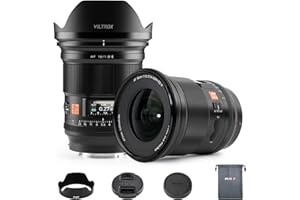 VILTROX 16mm F1.8 FE Full Frame Wide Angle Objetivo AutoFocus Lenses for Sony E Mount Camera Objectif Gran Apertura Lente Gran Angular Compatible para Sony a7 a7C a7III a7RIII a7RIV a7RV a9 a6100