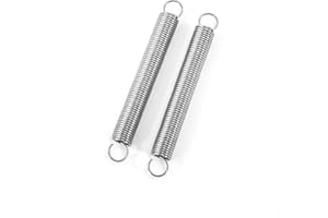 GUNGY Resortes de Extensión 40mm Muelles de Tensión con Gancho Muelle de Acero Inoxidable Diámetro Exterior 5mm Diámetro Alambre 0,5 mm Fuerza Resorte 0,43KG 20 Piezas