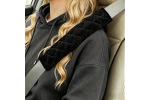 Watproofit 2pcs Gurtpolster Auto, Weiche Gurtpolster Kinder & Erwachsene, autogurt polster machen das Reisen mit dem Auto komfortabler, Sicherheitsgurt polster Kompatibel mit allen Autos
