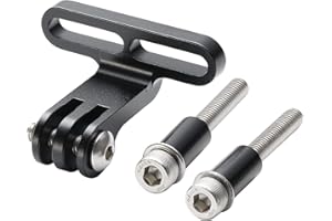KREMORV Fahrrad Kamera Halterung Adapter Fahrradlenker Kamerahalterung für GoPro Xiaomi SJCAM Sport Action Camera
