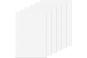 6 ark plastplatta vit, 21 x 29,7 cm A4 plastplattor PP-platta | 1 mm tjock polystyrenplatta, polypropen platta vit idealisk f