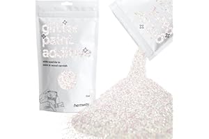 Hemway madre de la perla del brillo de la pintura Aditivo FINA 1/64" de 0,4 mm para emulsión pinturas al agua - Interior y exterior pared, de techo, de madera - 100 g / 3,5 oz