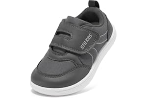 STQ KIDS Barefoot Niñas Zapatillas Deportivas Niño Clásicas Calzado Respetuoso Bebe Primeros Pasos Moda Non-Slip Descalzo con Caída Cero al Aire Libre para Mejor Regalo