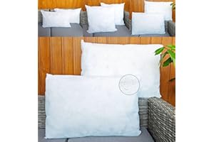 JACK 2er Set Innenkissen Kissenfüllung 30x50 45x45 40x60cm Inlett Wasserfest Wetterfest Kopfkissen Zierkissen Outdoor Kissen, Größe:40 x 60 cm