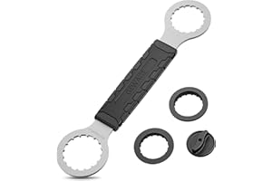 GEWAGE Outil de Verrouillage Central de vélo, clé de pédalier de vélo Compatible avec Shimano Hollowtech II/BB9000, BBR60, M8000, Truvativ GXP, FSA Mega Evo